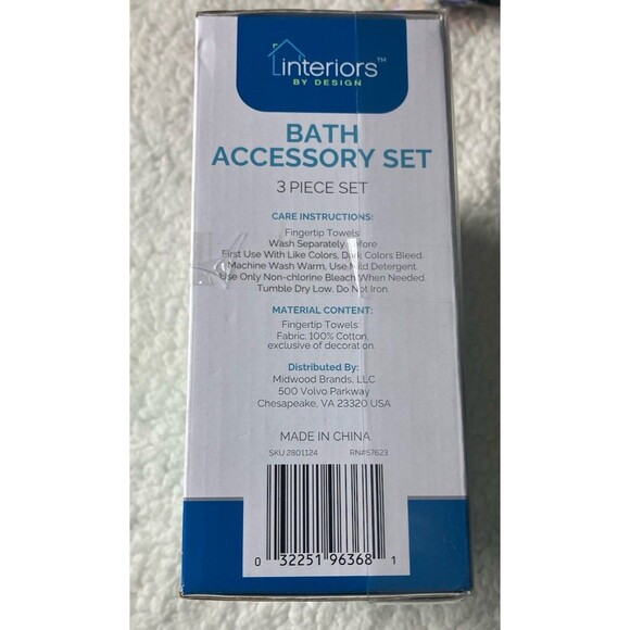 Modern Black Lotion Pump & Finger Towels Set – Stylish Bathroom Upgrade - Picture 4 of 8